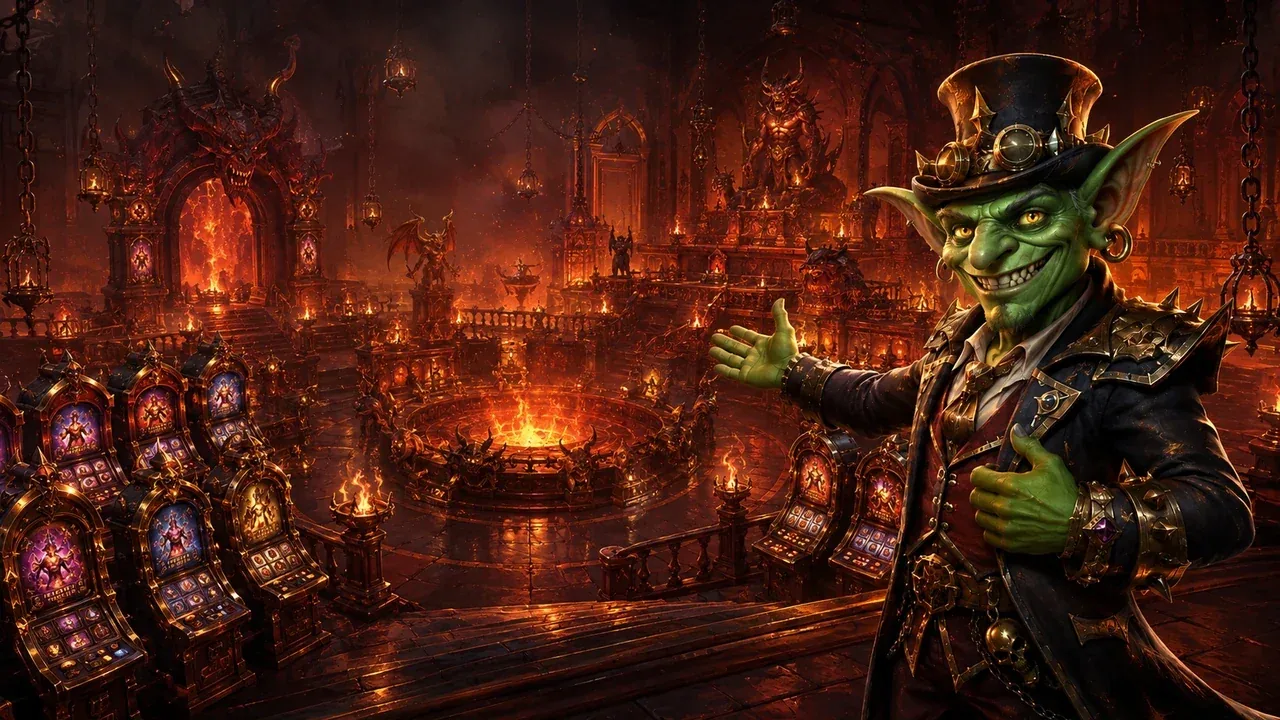 La lobby di HellSpin con più di 3.000 giochi